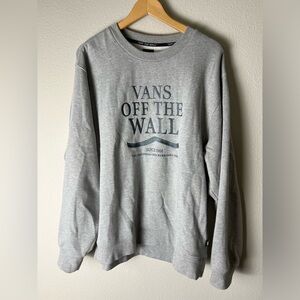 Vans grey L sweatshirt